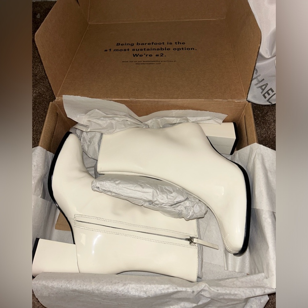 Reformation White Boots